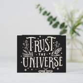 Trust the Universe Postcard Briefkaart (Staand voorkant)