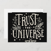 Trust the Universe Postcard Briefkaart (Voorkant / Achterkant)
