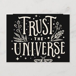 Trust the Universe Postcard Briefkaart