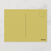 TRUST the Universe Powerverse Quote Gold Briefkaart (Achterkant)