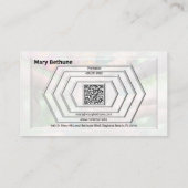 Trust →Transformationeel leiderschap (met QR-code) Visitekaartje (Achterkant)