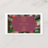 Trust →Transformationeel leiderschap (met QR-code) Visitekaartje (Voorkant)