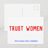 Trust Women Briefkaart (Voorkant / Achterkant)