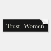 Trust Women bumper sticker - eer dr. Tiller (Voorkant)