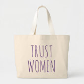Trust Women Grote Tote Bag (Voorkant)