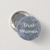 Trust Women Ronde Button 3,2 Cm (Voorkant /achterkant)