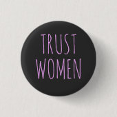 Trust Women Ronde Button 3,2 Cm (Voorkant)