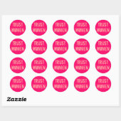 Trust Women Ronde Sticker (Vel)