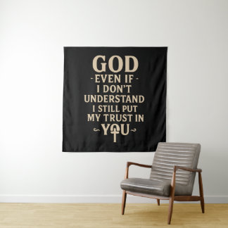 Trust You Christian Faith Quote Wandkleed