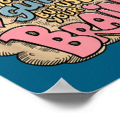 Trust Your Gut But Use Your Brain Motivational Des Poster (Hoek)