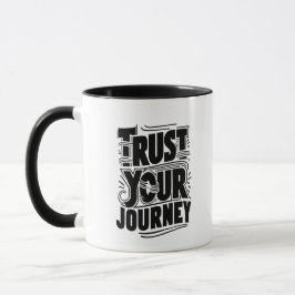Trust Your Journey Vertical Typography Art Mok