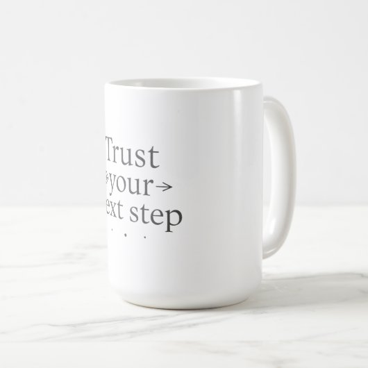 Trust Your Next Step Algorithm Mug Koffiemok (Voorkant rechts)