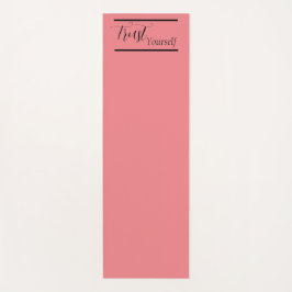 'Trust Yourself' - Black Lettering Yogamat
