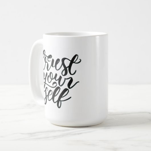 Trust yourself mug koffiemok (Voorkant links)