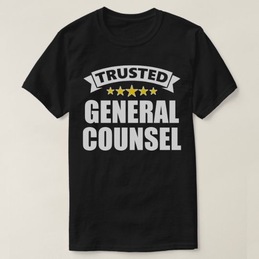 Trusted General Counsel T-shirt (Design voorkant)
