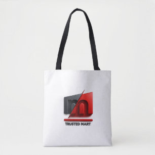Trusted Mart 3D Logo Canvas tas