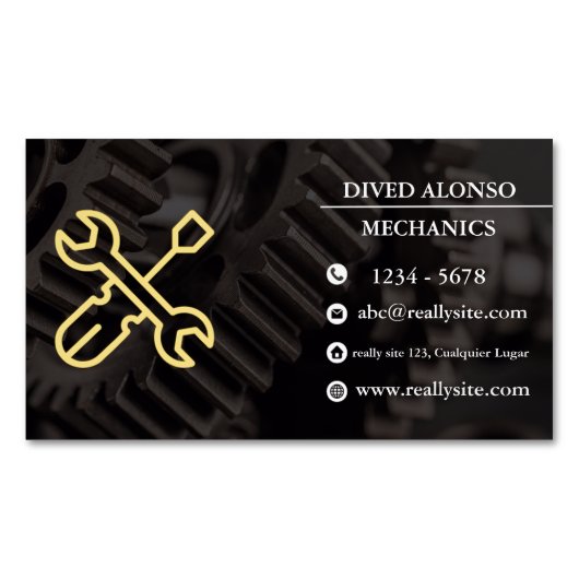 Trusted Mechanical Services for All Vehicles Magnetisch Visitekaartje (Voorkant)