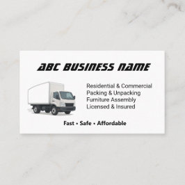 Trusted Movers Verhuisbedrijf Visitekaartje