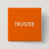 TRUSTEE VIERKANTE BUTTON 5,1 CM (Voorkant)