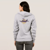 TrustFall | Vrouwen met volle ritssluiting Hoodie (Achterkant volledig)