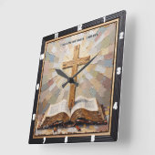 Trusting Faith: Always In The Lord Vierkante Klok (Hoek)