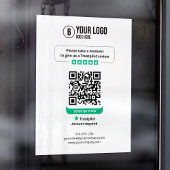 Trustpilot Recensies QR Code Beoordeel Mijn Bedrij Raamsticker