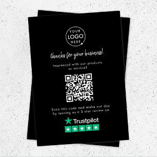 Trustpilot Review ons Black Business Hartelijk dan Informatiekaartje