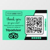 Trustpilot Review Verzoek met Scanbare QR-code Raamsticker (Vel)