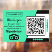 Trustpilot Review Verzoek met Scanbare QR-code Raamsticker (Vel 2)