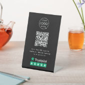 Trustpilot-Review voor zwart bedrijf QR-code Reclamebord Met Voetstuk (Insitu)