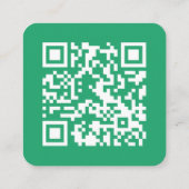 Trustpilot-Reviewen | Minimale zakelijke QR-code Vierkante Visitekaartje (Achterkant)