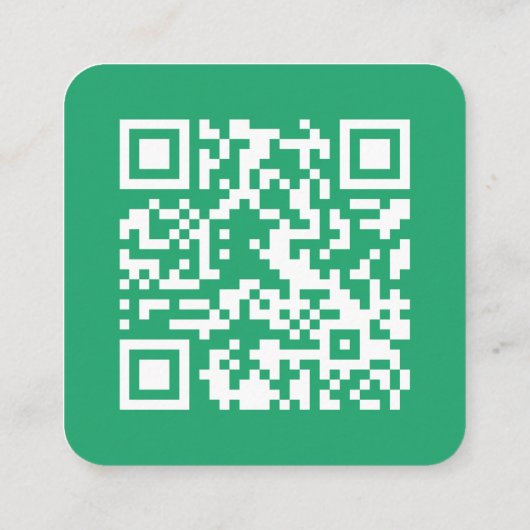 Trustpilot-Reviewen | Minimale zakelijke QR-code Vierkante Visitekaartje (Achterkant)