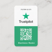 Trustpilot-Reviewen | Zakelijke Review UW QR-code Visitekaartje (Voorkant)