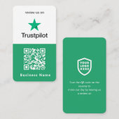 Trustpilot-Reviewen | Zakelijke Review UW QR-code Visitekaartje (Voorkant / Achterkant)