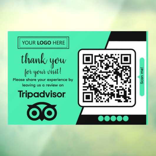 Trustpilot Reviewverzoek met Scanbare QR-code Raamsticker (Vel 3)