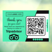 Trustpilot Reviewverzoek met Scannbare QR-code Raamsticker (Vel 3)