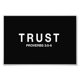 Trustspreekwoorden 3:5-6 foto afdruk