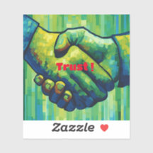 "TrustTouch: een handdruk in Sticker vorm"