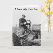 Trusty Old Tractor, 1930 Kaart (Gele Bloem)