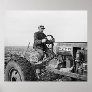 Trusty Old Tractor, 1930 Poster
