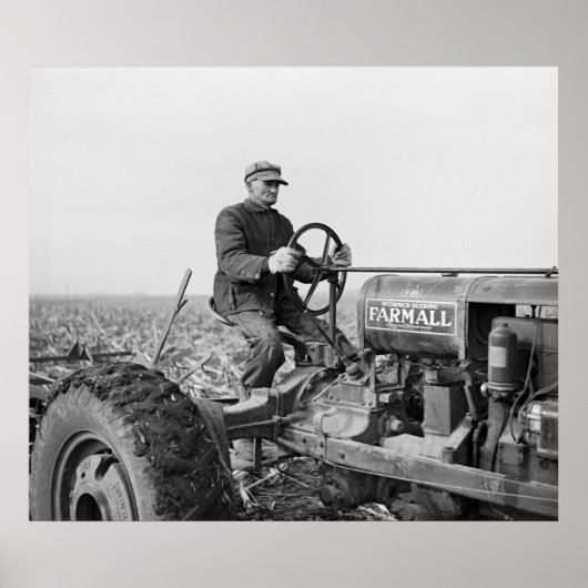 Trusty Old Tractor, 1930 Poster (Voorkant)