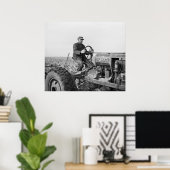 Trusty Old Tractor, 1930 Poster (Thuiskantoor)