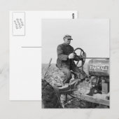 Trusty Old Tractor, 1930s Briefkaart (Voorkant / Achterkant)