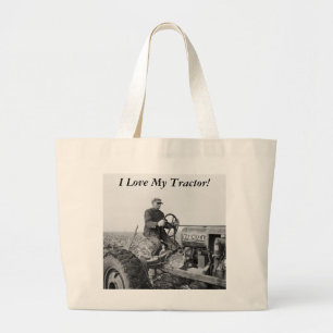 Trusty Old Tractor, 1930s Grote Tote Bag
