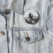 Trusty Old Tractor, 1930s Ronde Button 5,7 Cm (In situ)