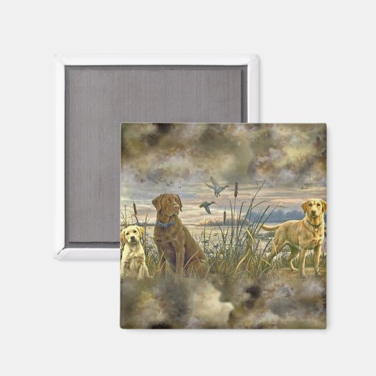 Trusty Retrievers Magneet (Voorkant / Achterkant)