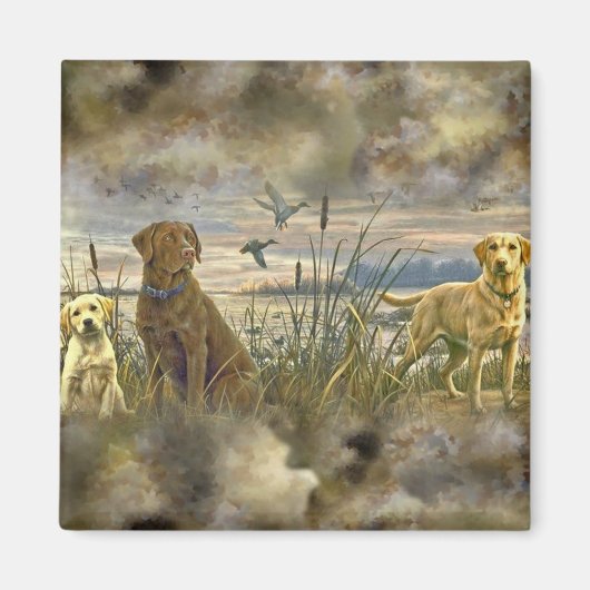 Trusty Retrievers Magneet (Voorkant)