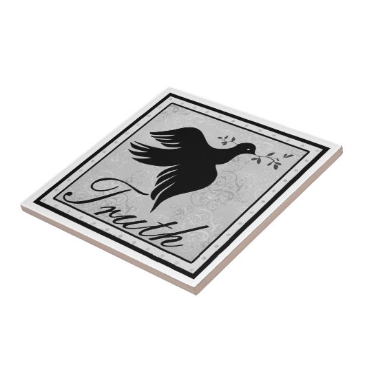 Truth and Dove Tegeltje (Zijkant)