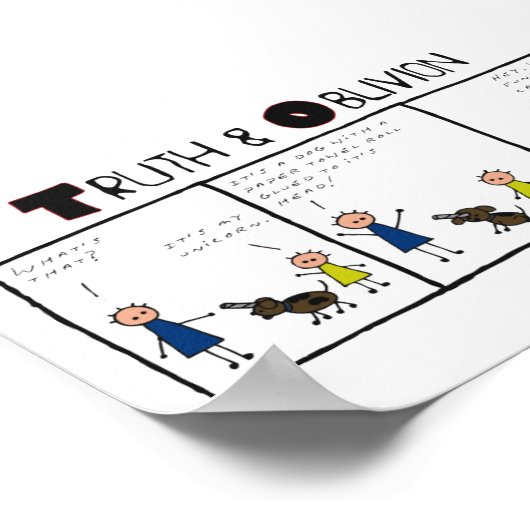 Truth and Oblivion - Unicorns Poster (Hoek)