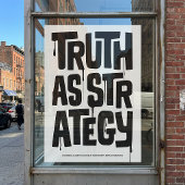 Truth As Strategy — Typography Print | Wall Art